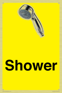 Shower Dementia Friendly Yellow 